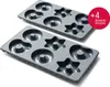 Coolinato Silikon Lebkuchen Backformen 2tlg. GRAU Produktbild-Vorschau 2