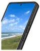 A close-up view of a black smartphone case with a landscape scene on its screen. Produktbild-Vorschau