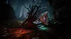 A dark, eerie forest scene with a monstrous creature in the foreground. Produktbild-Vorschau