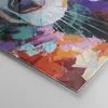 Bilder auf glas - Einteilig - Waschbär Bunt Öl - 30x30cm - Produktbild-Vorschau 5