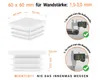 Lamellenstopfen für Vierkantrohr 60x60 mm Weiß 100 Stück Produktbild-Vorschau 2