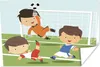 MuchoWow® Poster Eine Illustration von drei Kindern, die Produktbild-Vorschau 1