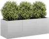 vidaXL Pflanzkübel 120x40x40 cm Verzinkter Stahl Produktbild-Vorschau 2