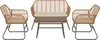 home24 Loungeset - 4-teilig - Polyrattan / Polyester - Produktbild-Vorschau 6