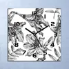 Wanduhr Echt-Glas-Küchenuhr Gepunktete Lillie Quarz Lautlos Produktbild-Vorschau 1