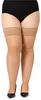 Bellivalini Damen halterlose Strümpfe mit Spitze Plus Size Produktbild-Vorschau 1