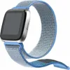Strap-it Fitbit Versa / Versa 2 Armband Nylon (Blau) Produktbild-Vorschau 1