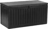 Cassetta da giardino 109 x 51 x 55 cm 270 litri nero Anteprima dell’immagine prodotto 1
