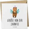 Mr. & Mrs. Panda Grußkarte Bär Zahnfee - Weiß - Geschenk, Produktbild-Vorschau 1