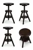 Hocker Massiv Schemel Stuhl Sitzmöbel Buche Drehhocker Produktbild-Vorschau 4