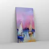 Bild auf Leinwand - Leinwandbild - Segelboot See - 55x100cm Produktbild-Vorschau 4