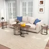 COSTWAY Couchtisch 3er Set, Wohnzimmertisch mit 2 Produktbild-Vorschau 7