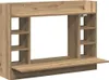vidaXL Table murale Chêne Artisan 105 x 48 x 75 cm Bois Voir les images du produit 1