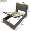Flieks Polsterbett 90x200cm mit Ladefunktion (USB&Typ-c), Produktbild-Vorschau 7