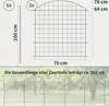 Teichzaun Gartenzaun Hundezaun - Metall Gitterzaun aus Produktbild-Vorschau 2