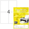 Etykiety uniwersalne TOP STICK, 70 x 36 mm, białe, 100 Podgląd zdjęcia produktu 3