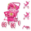 Chipolino Puppenwagen Dolly Korb faltbar Frontbügel Produktbild-Vorschau 2