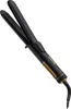 A black and gold hair straightener is shown against a white background. Voir les images du produit