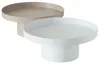 Boltze Home Vassoio Samona in metallo ø25cm beige bianco Anteprima dell’immagine prodotto 1