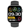 A smartwatch with a digital display showing time, date, and fitness metrics.
