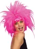 A woman wearing a bright pink wig. Produktbild-Vorschau