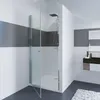 Duschtür 75cm Pendeltür Dusche Nischentür Drehtür Einzeltür Produktbild-Vorschau 3
