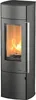 Krbové kachle Thermia Alpha Ring, oceľové, čierne, 6 kW Náhľad obrázku produktu 2