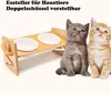 Höhenverstellbarer Futternapf für Haustiere, Doppelnapf, Produktbild-Vorschau 4