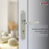 DOMINO Türgriff 78 Drückergarnitur WC - Badezimmer Set | Produktbild-Vorschau 3