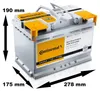 Batteria auto Continental Agm Start&Stop 70Ah 720A 12V Anteprima dell’immagine prodotto 4