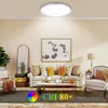 A living room scene with a sofa, armchair, coffee table, and artwork, illuminated by a ceiling light. Anteprima dell’immagine prodotto