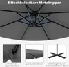 Parasol COSTWAY Ø300 cm, parasol typu „ampel” z osłoną z Podgląd zdjęcia produktu 4