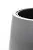 VIVANNO Vase de sol en fibre de verre MAGNUM rond, gris Voir les images du produit 3