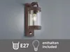 LED Landhausstil Außenwandleuchte Rostoptik mit Produktbild-Vorschau 5
