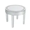 Vrygle table basse ronde Ø60 cm en verre miroir argenté, Voir les images du produit 12