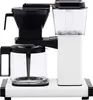A white and black coffee maker is shown against a white background. Produktbild-Vorschau