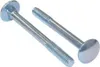 Schlossschraube, DIN 603 Mutter, M 10 x 60, Stahl, Produktbild-Vorschau 3