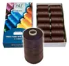 Nähgarn Polyester 1 Spule 40/2 120er 1000m Allesnäher Sortiment dunkelbraun Produktbild-Vorschau