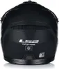 The back view of a black motorcycle helmet. Anteprima dell’immagine prodotto