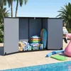COSTWAY, armadietto da giardino, casetta da giardino con 2 Anteprima dell’immagine prodotto 9