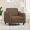 vidaXL Sessel Braun 60 cm Stoff Produktbild-Vorschau 2