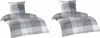 Two sets of bedding with a plaid pattern. Produktbild-Vorschau