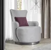 Runder Clubsessel Sofa Couch Relax Einsitzer Polster Möbel Produktbild-Vorschau 1