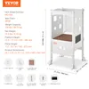 VEVOR Tritthocker Kinder 56,75 kg Gewichtskapazität Produktbild-Vorschau 7