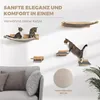 Klimwand voor katten - 5-delig - 2 hangmatten en 3 trappen Productafbeelding-voorbeeld 4