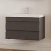 Waschtisch Set Lara | Waschbecken mit Unterschrank 80 cm | Produktbild-Vorschau 1