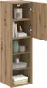 vidaXL TV-Schrank mit LED-Leuchten Artisan-Eiche Produktbild-Vorschau 5