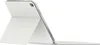 A white iPad case with a keyboard attached, shown from a side angle. Podgląd zdjęcia produktu