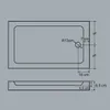 Duschwanne 110x80 Duschtasse 110x80 Super Flach Hochwertige Produktbild-Vorschau 2