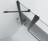 AQUABATOS Duschwand Badewanne schwarz  150 x 140 cm  Produktbild-Vorschau 5